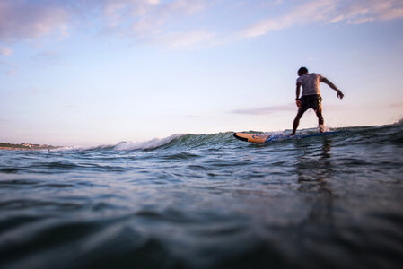 Man Surfing Waves photo