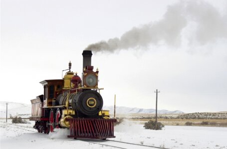 Railway railroad train photo