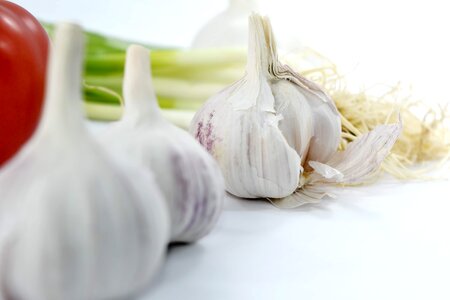 Aromatic fresh garlic