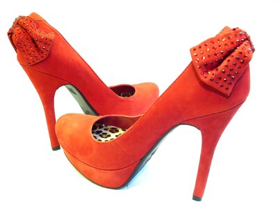 Fashion feet red