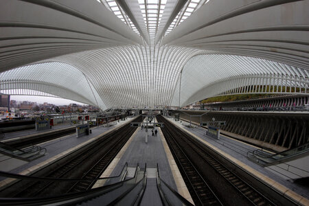 Liege Railway Station, Belgium photo