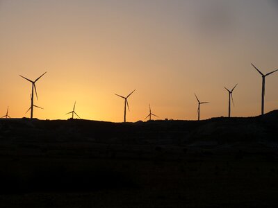 Save energy wind generators wind energy photo