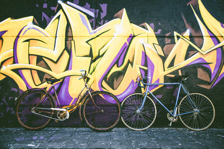 Urban Hipster Vintage Bike photo