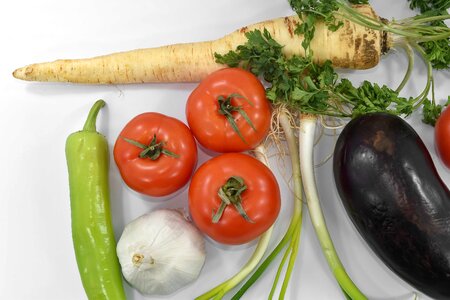 Chili eggplant garlic