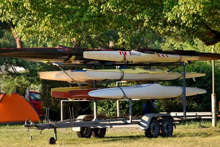 Canoe park transport