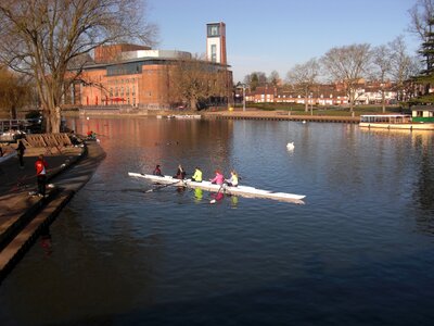 Rowing boat row boat water