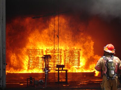 Fire controlled protection photo