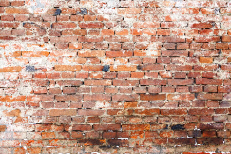 Brick wall pattern in sepia color photo