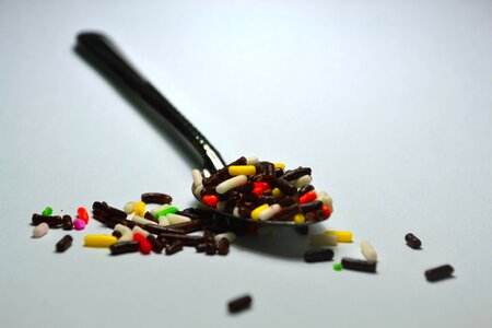Colorful sweet food