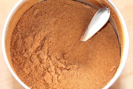 Instant coffee quick coffee powder photo