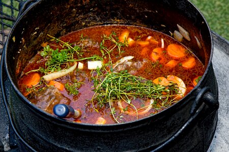 Meal cooked cooking photo