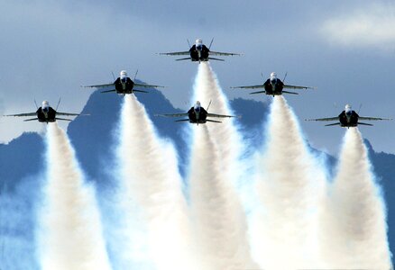 Sky formation jets photo