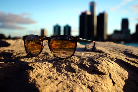 Architecture building eyeglasses