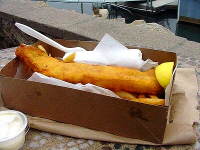 Fish food lunch