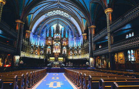 Notre Dame Cathedral of Montreal, Quebec, Canada photo