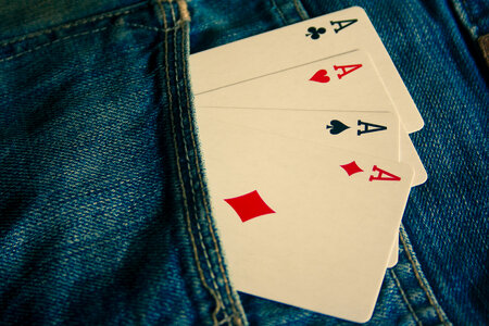 Ace Cards In Pocket photo