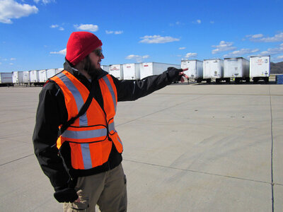 Logistical staging area