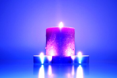 Burn candles flame