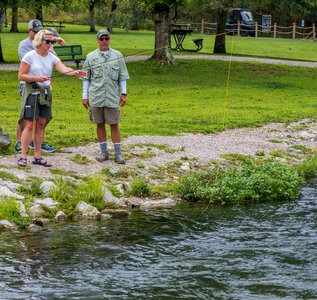 Fly fishing clinic on Hatchery Creek-1 photo