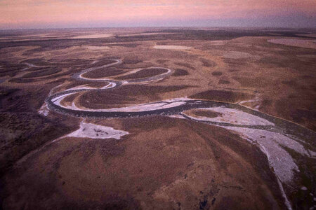 Aerial View of Flyover at Katmai National Park photo