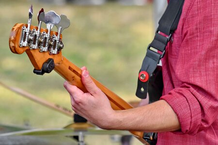 Drum drumstick guitarist photo