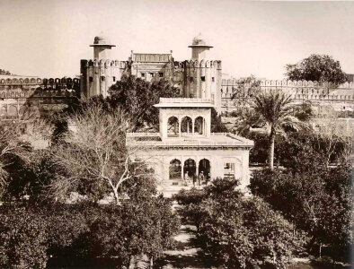 Lahore Fort in 1870 in Pakistan photo