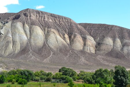 Kyrgyzstan mountain erosion photo