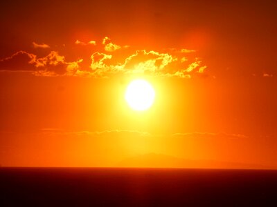 Sunset horizon rest