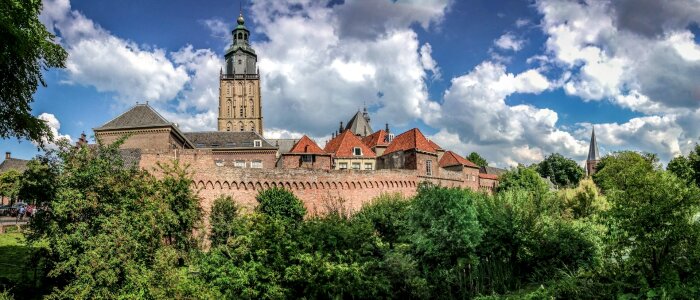 Fortress wall old town architecture photo