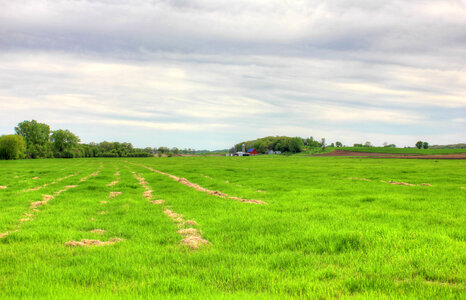 Farmland and Sky in Southern Wisconsin photo