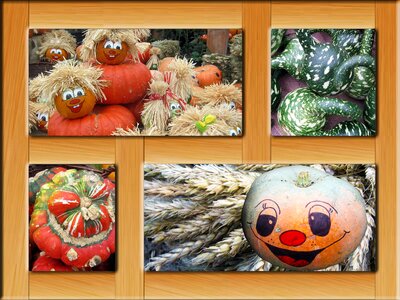 Autumn frame decoration