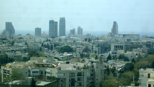 Skyline and Cityscape of Tel Aviv, Israel photo