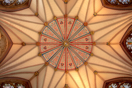 York Minster Chapter House Decorative Ceiling photo