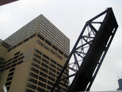 Bridge Open In Chicago photo