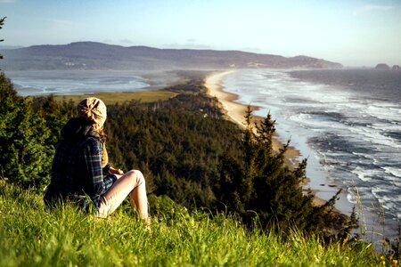 Costline girlfriend nature