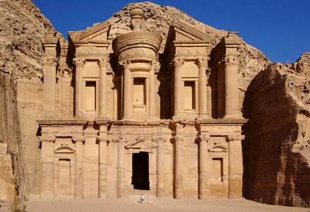 Rock cut architecture ancient landmark