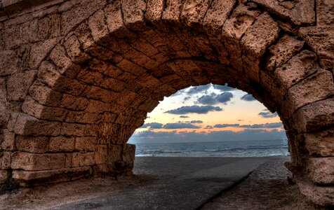 Beach sunset brown beach photo