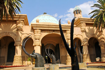 Palace of Lost City architecture in Johannesburg, South Africa photo