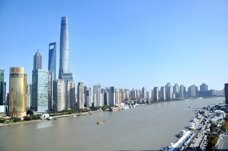 Street the bund the scenery photo