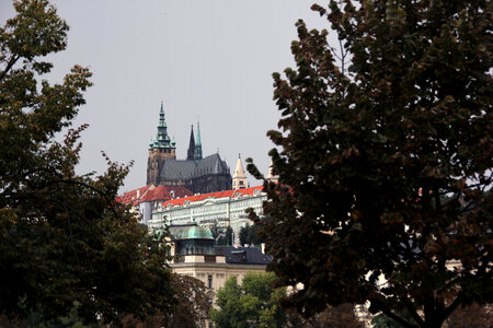 Prague Cathedral in the Distance