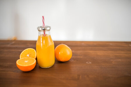 Orange Slices & Juice photo
