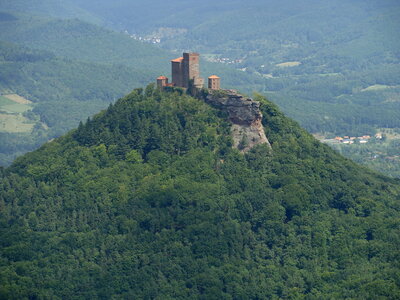 View from the top of Zeller Horn to Hohenzollern Castle photo