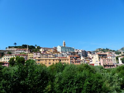 Houses city north italy photo