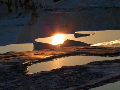 Sun reflection calcium