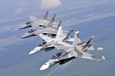 Flying f-15 f-18