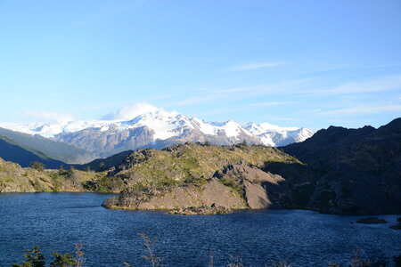 Lake Nordernskjold in Torres del Paine National Park in Patagonia photo