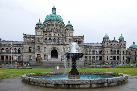 Parliament building in Vancouver, British Columbia, Canada photo