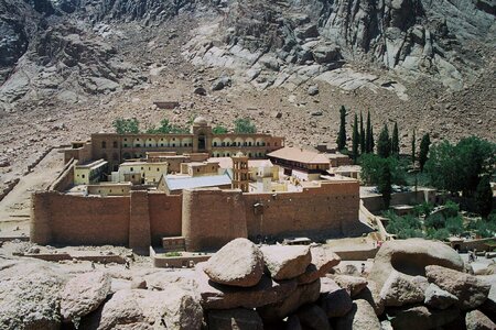 Monastery egypt mount sinai photo