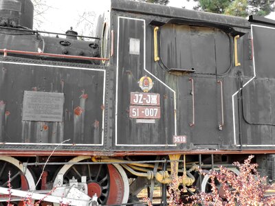 Abandoned steam engine steam locomotive