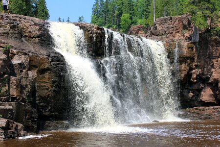 Minnesota gooseberry falls state park falls